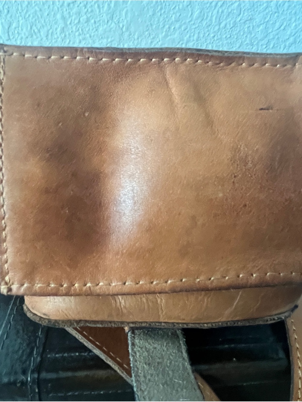 Patricia Nash Tan Leather Crossbody Bag - Picture 6 of 10